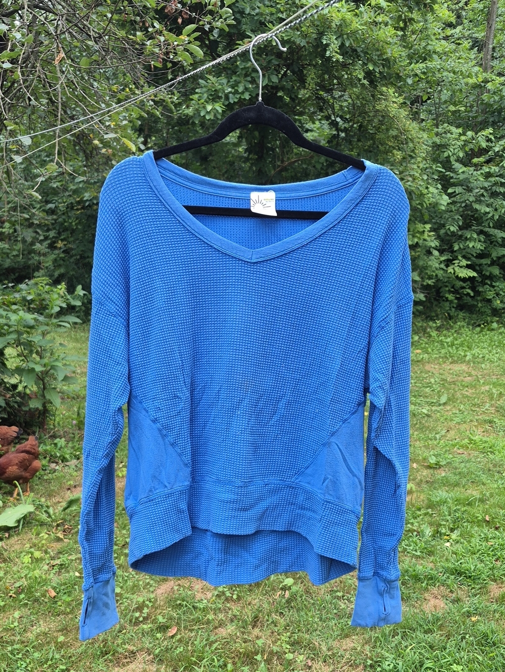 Aerie Offline Wafflw Knit Long Sleeve